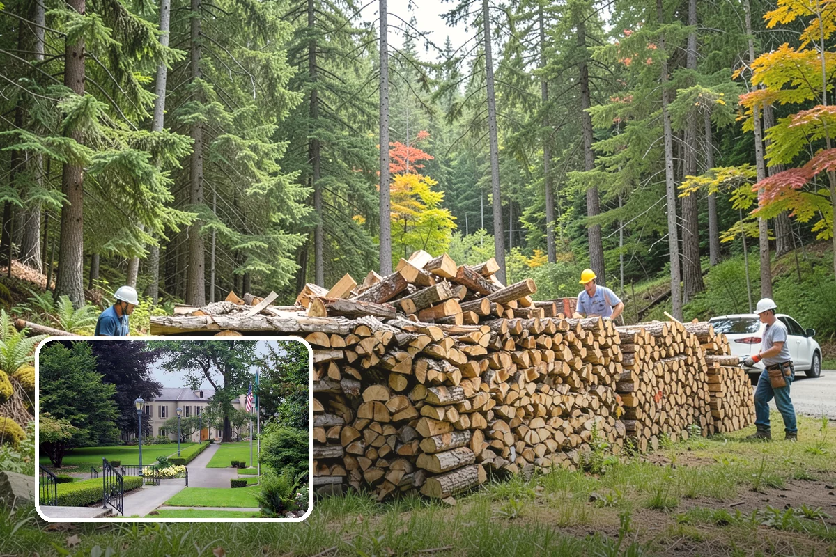 Snowstorm Firewood in Woodinville, King County, WA - Stocks you before roads become impassable