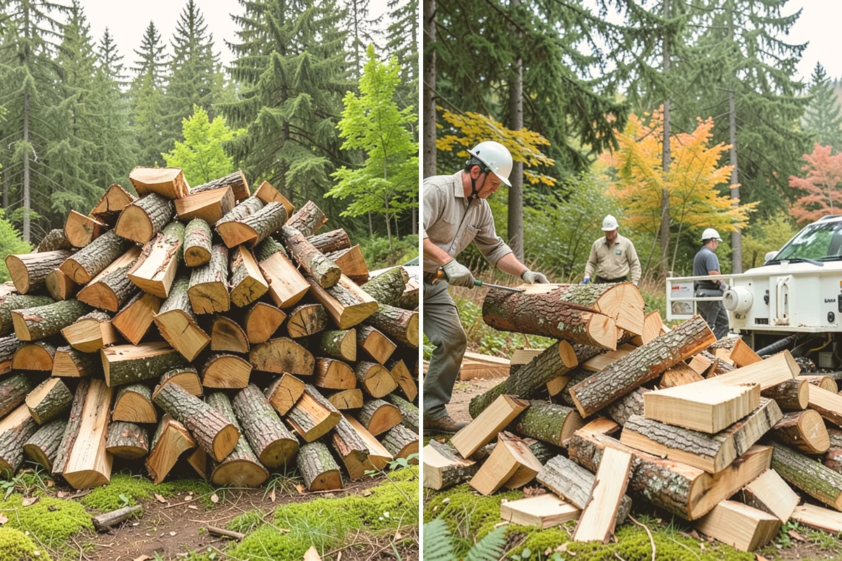 Split Kindling in Algona, King County, WA - Review your preferred piece size and volume