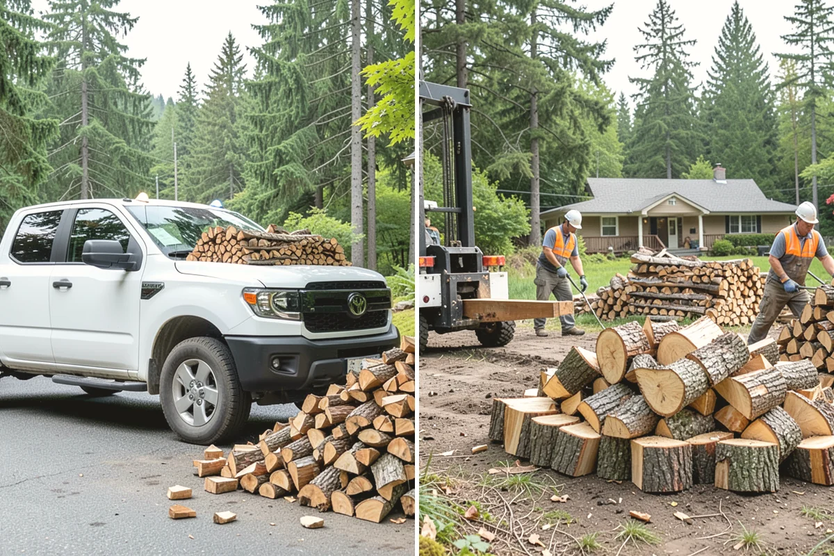 Split Kindling in Anacortes, Skagit County, WA - Review your preferred piece size and volume
