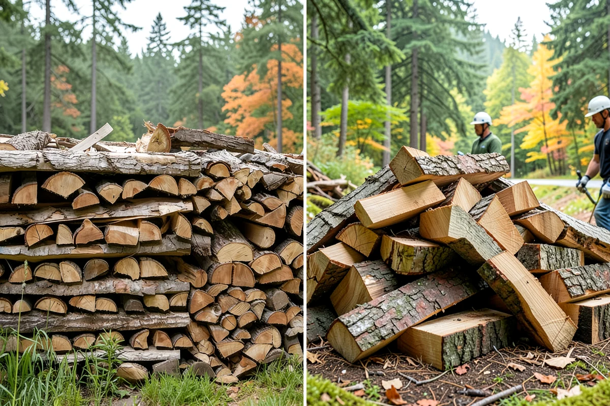 Split Kindling in Arlington, Snohomish County, WA - Review your preferred piece size and volume