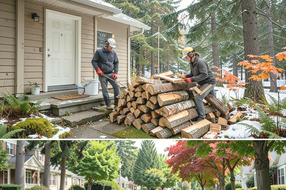 Split Kindling in Beaux Arts Village, King County, WA - Buy split kindling in autumn so you are ready before the first cold snap arrives.