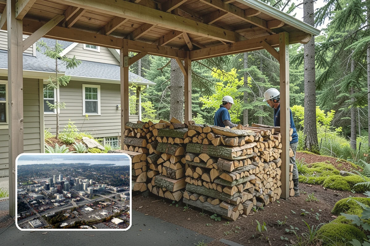 Split Kindling in Bellevue, King County, WA - Uniform thin pieces for predictable lighting