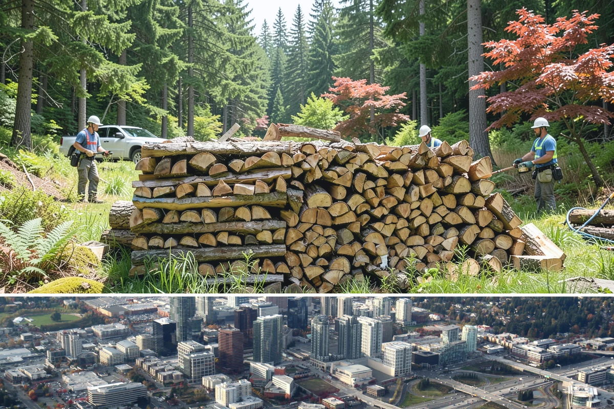Split Kindling in Bellevue, King County, WA - Buy split kindling in autumn so you are ready before the first cold snap arrives.