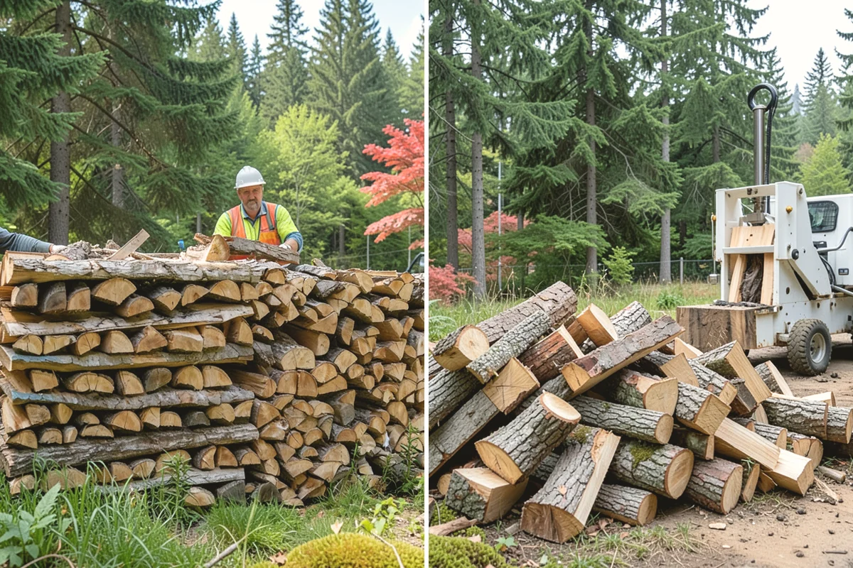 Split Kindling in Black Diamond, King County, WA - Review your preferred piece size and volume
