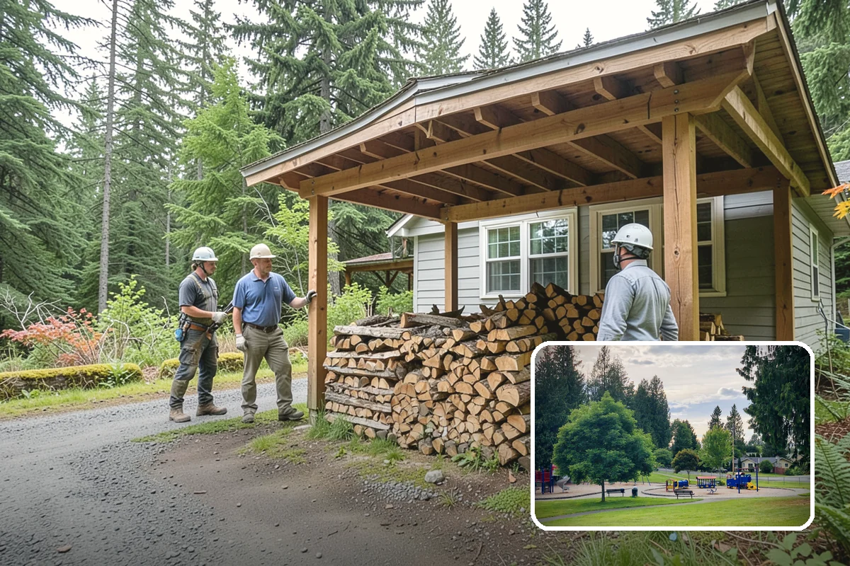Split Kindling in Bonney Lake, Pierce County, WA - Uniform thin pieces for predictable lighting