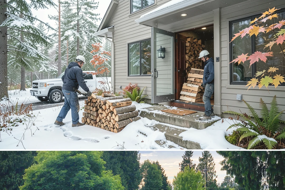 Split Kindling in Bonney Lake, Pierce County, WA - Buy split kindling in autumn so you are ready before the first cold snap arrives.