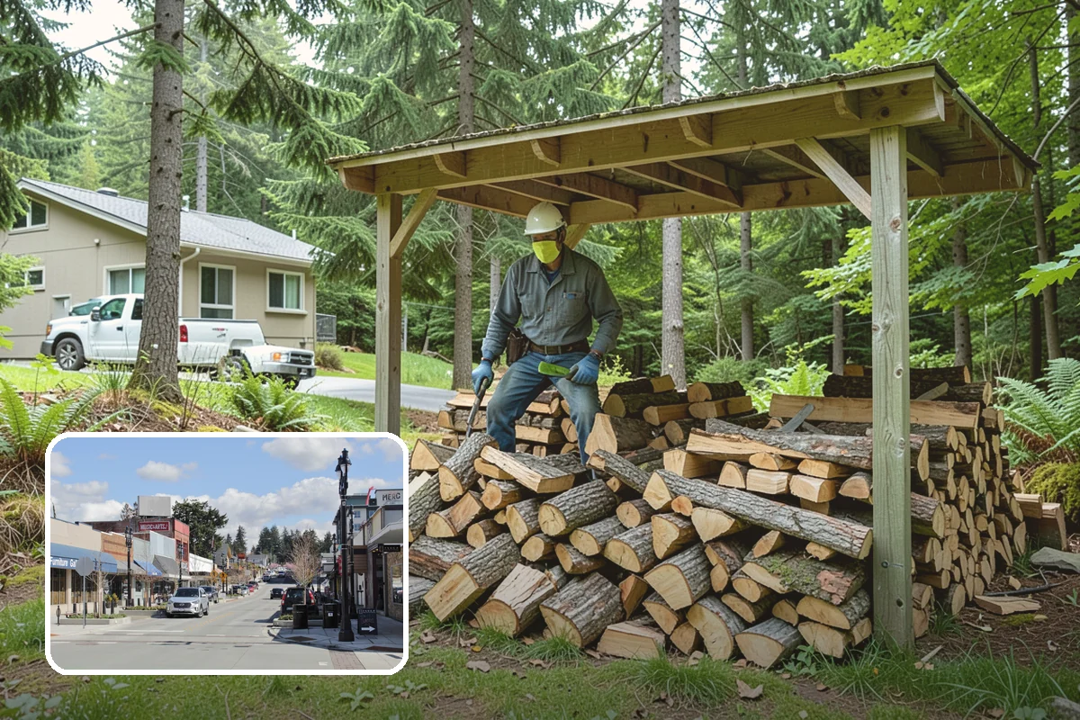 Split Kindling in Bothell, King County, WA - Uniform thin pieces for predictable lighting