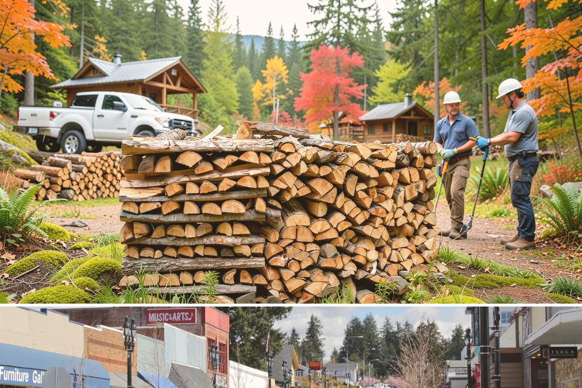 Split Kindling in Bothell, King County, WA - Buy split kindling in autumn so you are ready before the first cold snap arrives.