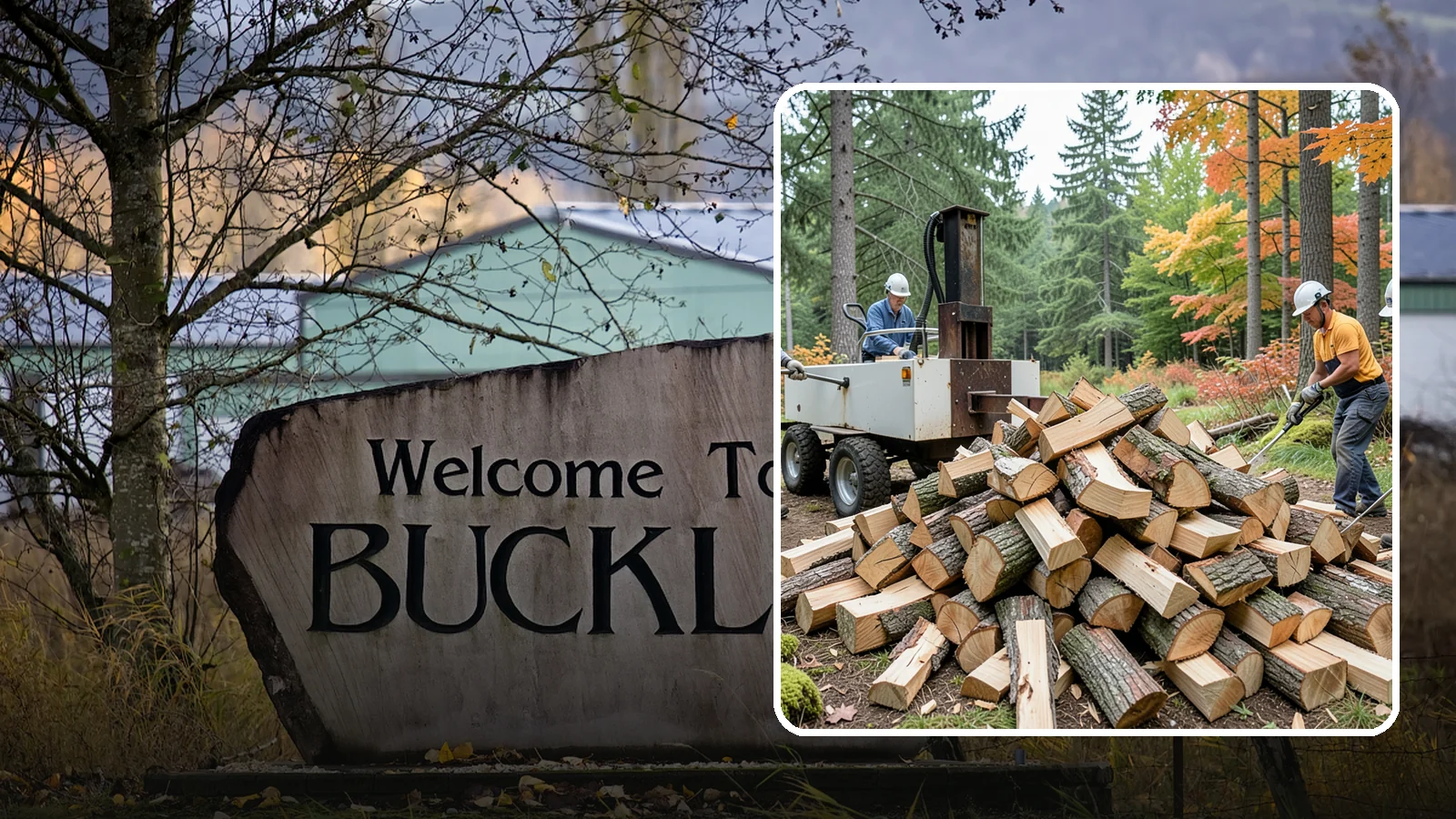 Split Kindling in Buckley, Pierce County, WA - Hand-split kindling cut to a uniform thin profile for reliable ignition in wet weather.