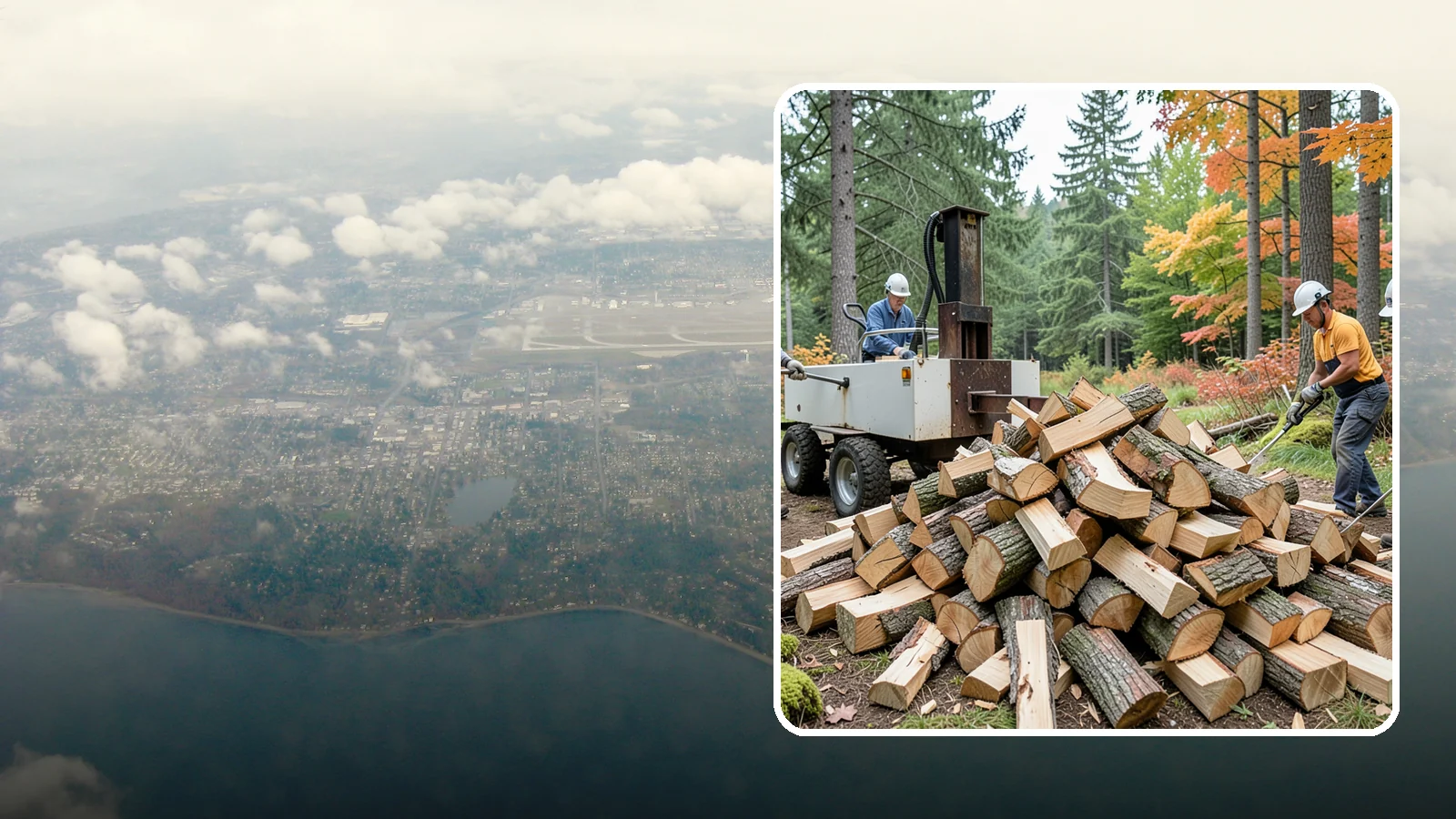 Split Kindling in Burien, King County, WA - Hand-split kindling cut to a uniform thin profile for reliable ignition in wet weather.