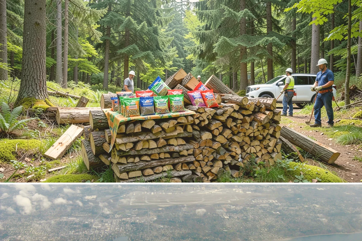Split Kindling in Burien, King County, WA - Buy split kindling in autumn so you are ready before the first cold snap arrives.