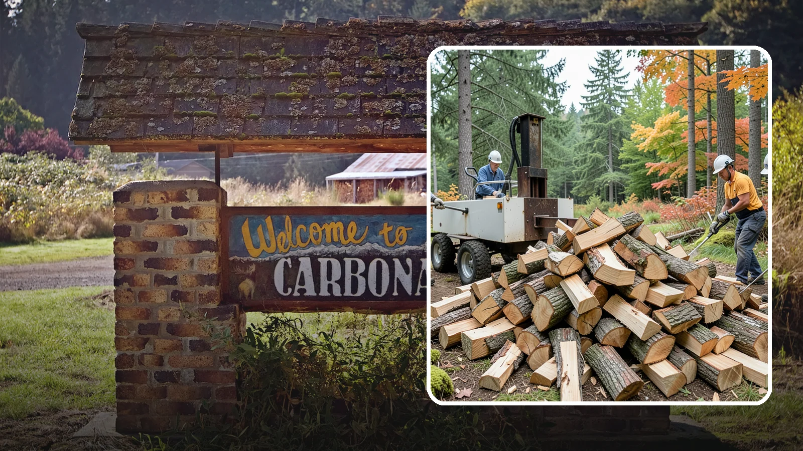 Split Kindling in Carbonado, Pierce County, WA - Hand-split kindling cut to a uniform thin profile for reliable ignition in wet weather.