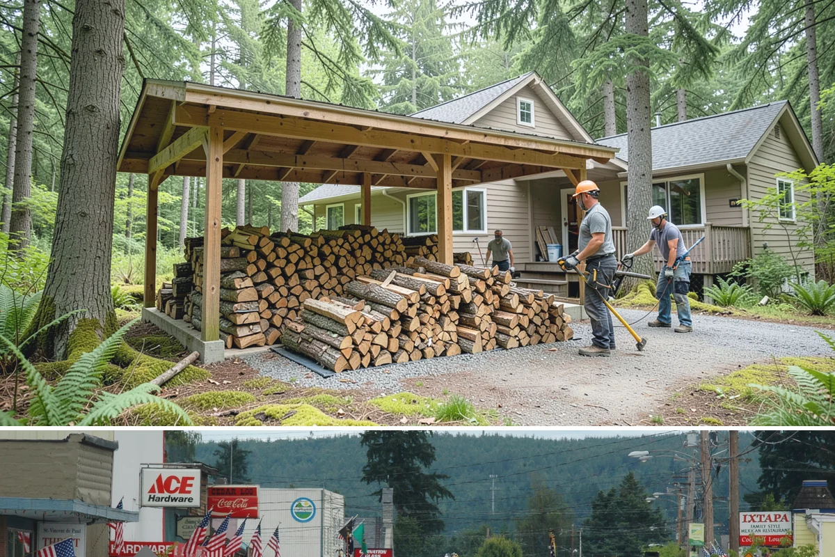 Split Kindling in Carnation, King County, WA - Buy split kindling in autumn so you are ready before the first cold snap arrives.