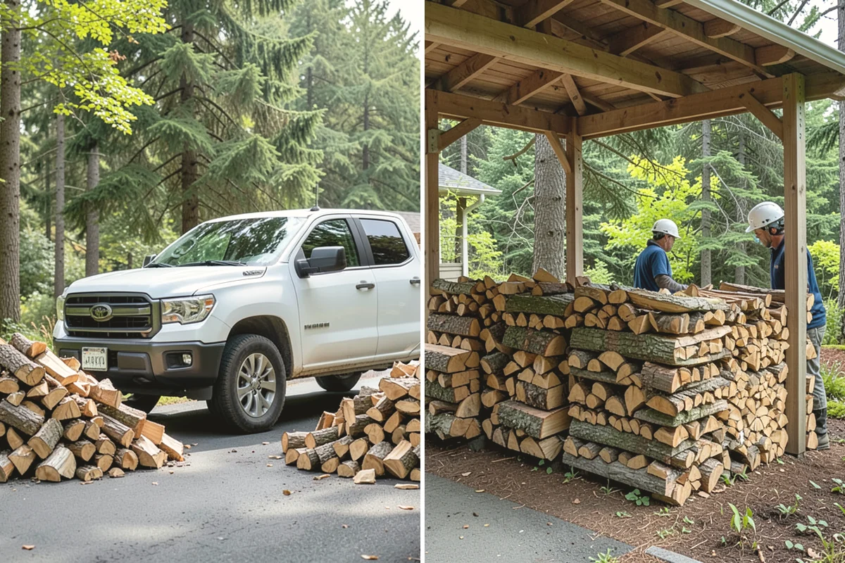 Split Kindling in Covington, WA - Review your preferred piece size and volume