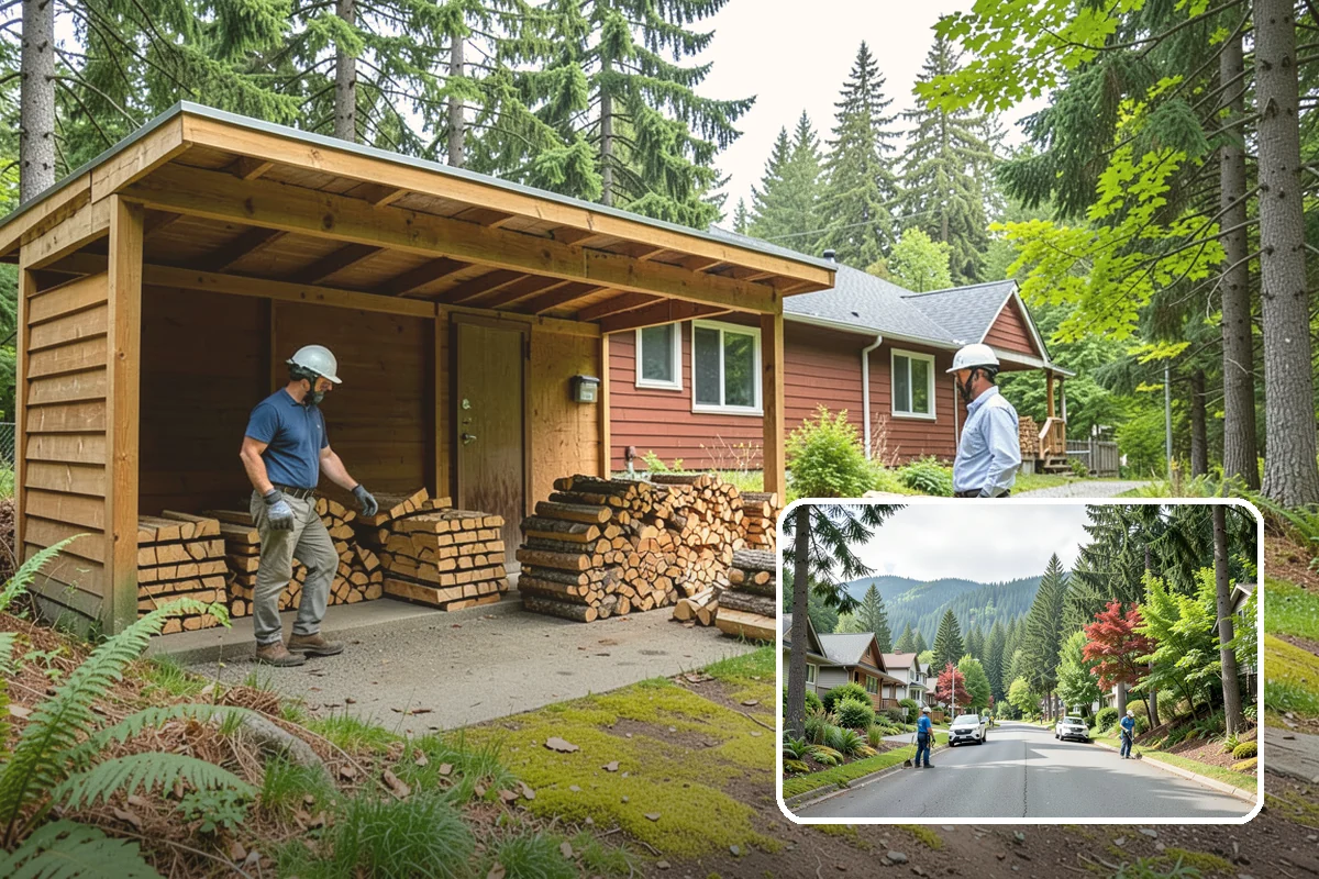Split Kindling in Darrington, WA - Uniform thin pieces for predictable lighting