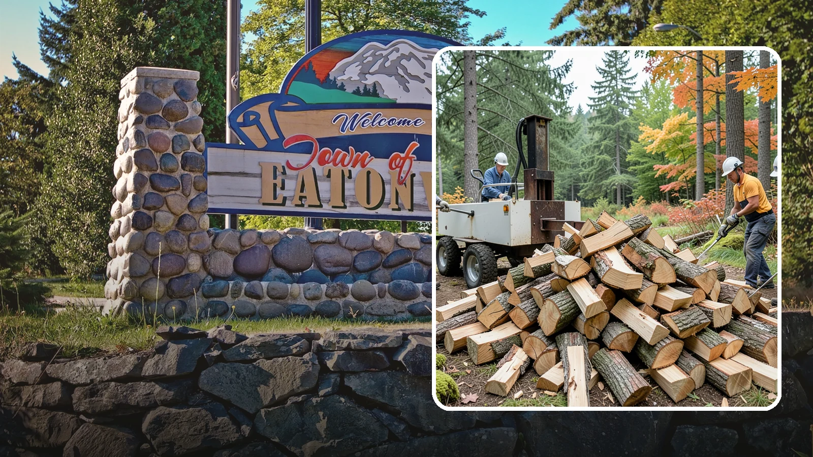 Split Kindling in Eatonville, WA - Hand-split kindling cut to a uniform thin profile for reliable ignition in wet weather.