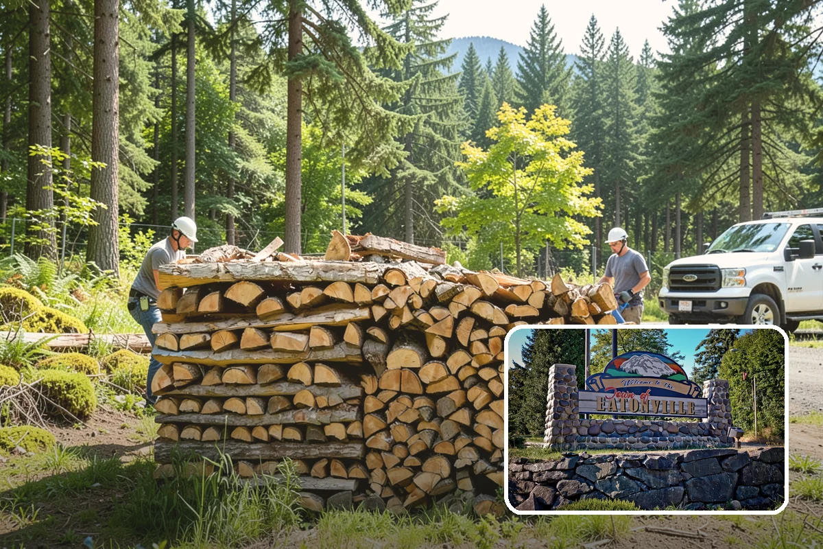 Split Kindling in Eatonville, WA - Uniform thin pieces for predictable lighting