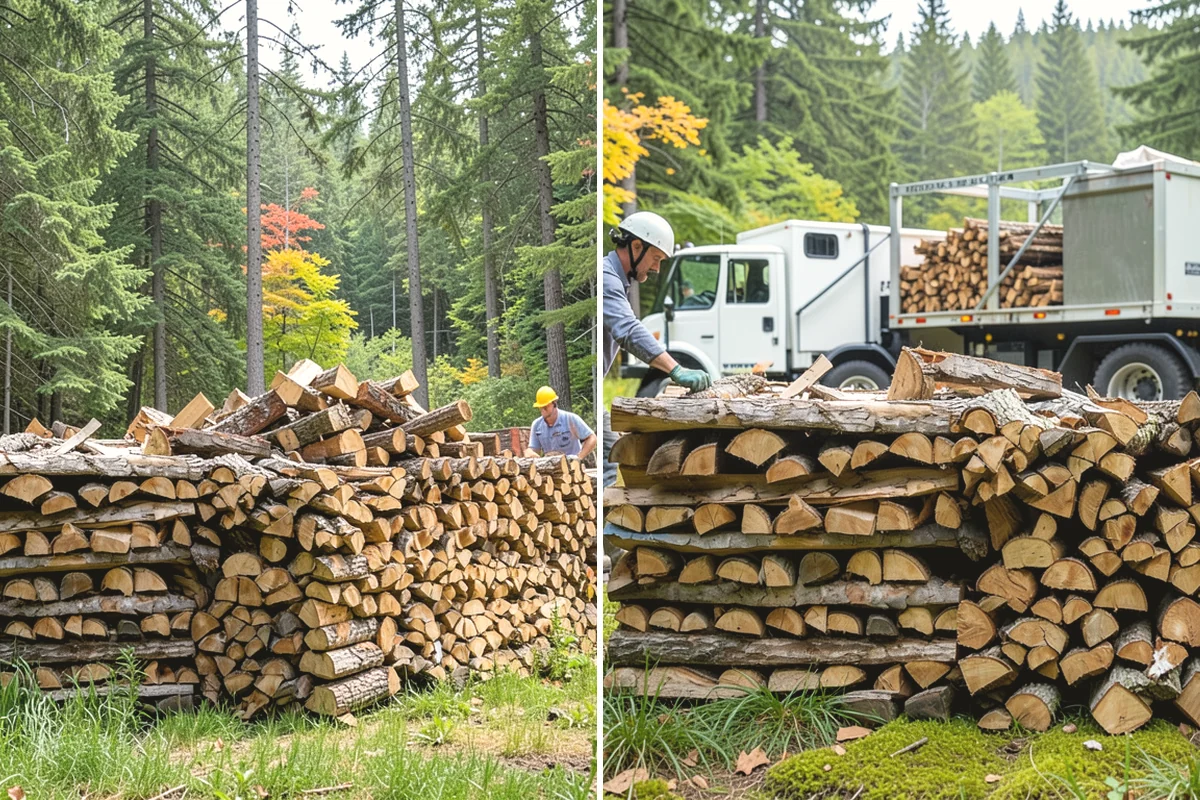 Split Kindling in Edgewood, Pierce County, WA - Review your preferred piece size and volume
