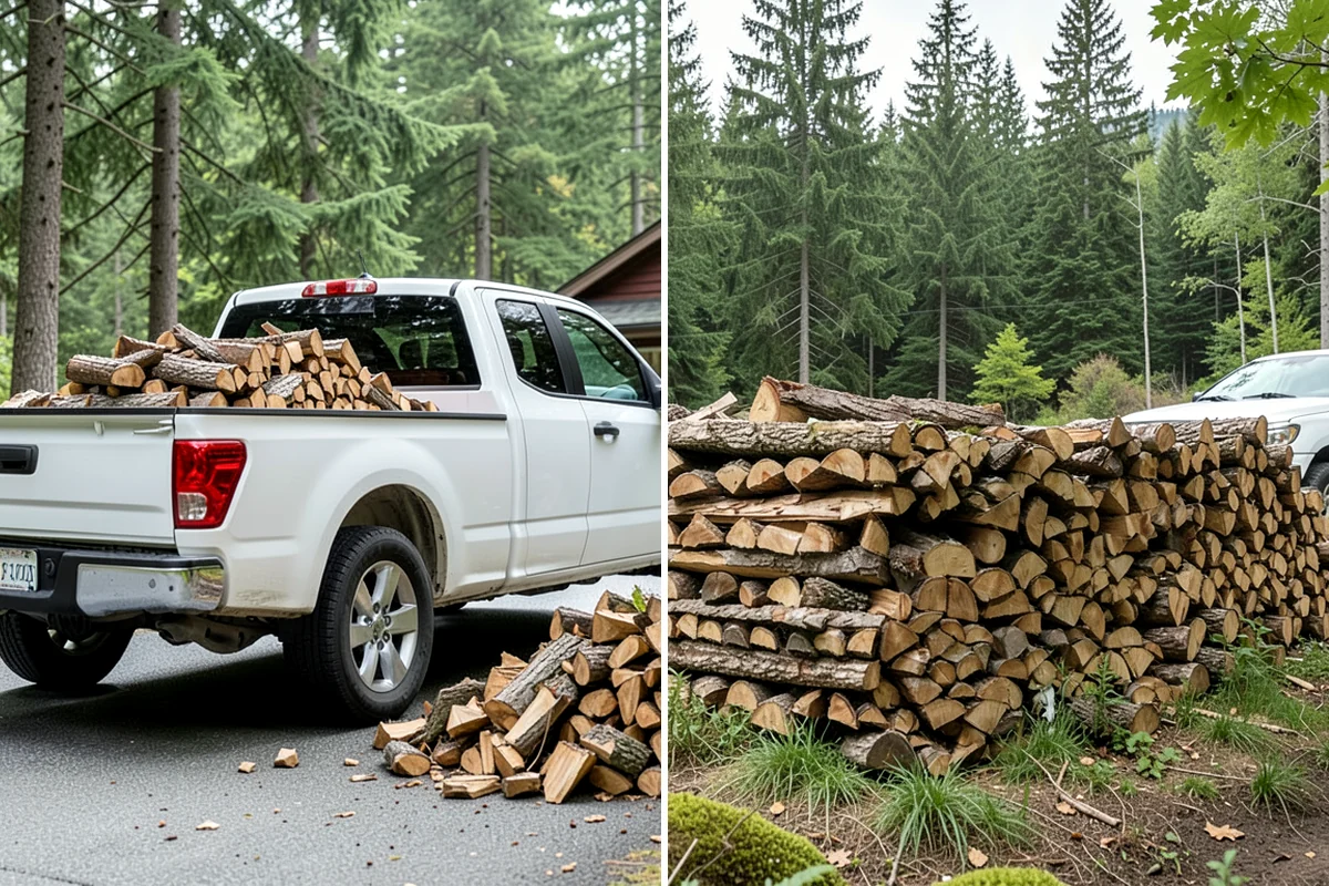 Split Kindling in Everett, Snohomish County, WA - Review your preferred piece size and volume