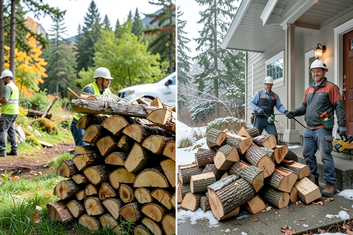Split Kindling in Fircrest, Pierce County, WA - Review your preferred piece size and volume