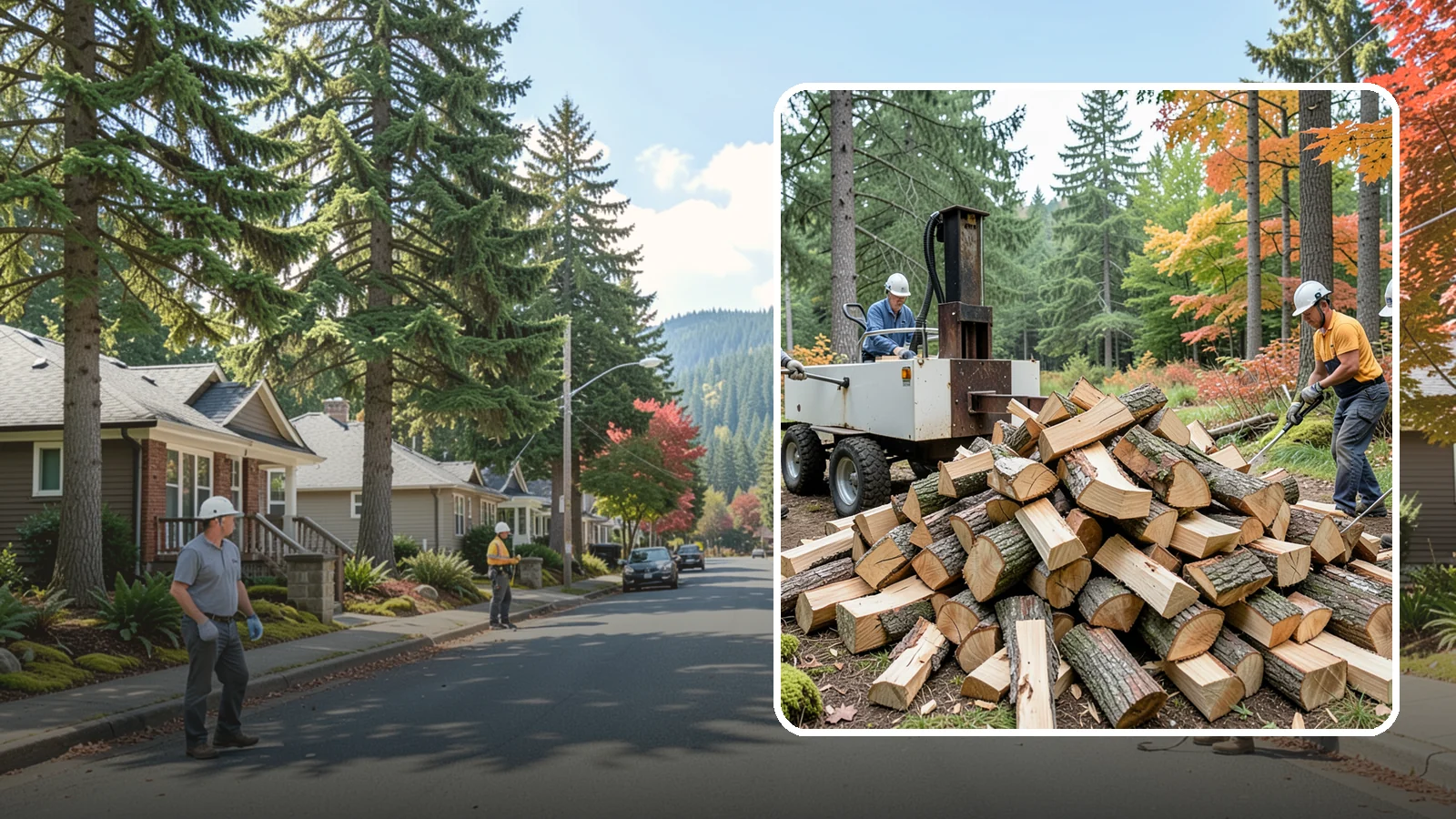 Split Kindling in Hunts Point, King County, WA - Hand-split kindling cut to a uniform thin profile for reliable ignition in wet weather.
