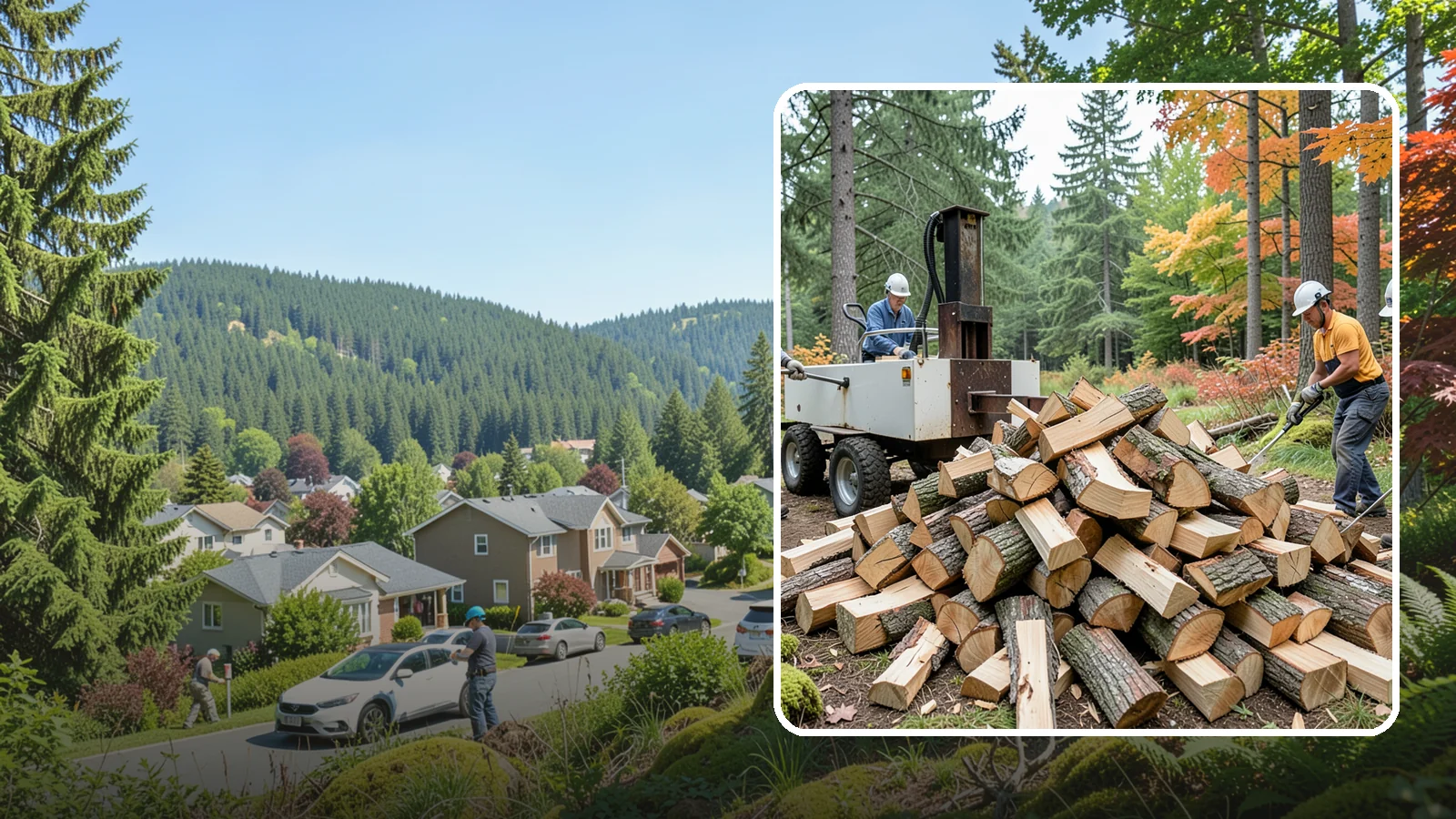 Split Kindling in Index, Snohomish County, WA - Hand-split kindling cut to a uniform thin profile for reliable ignition in wet weather.