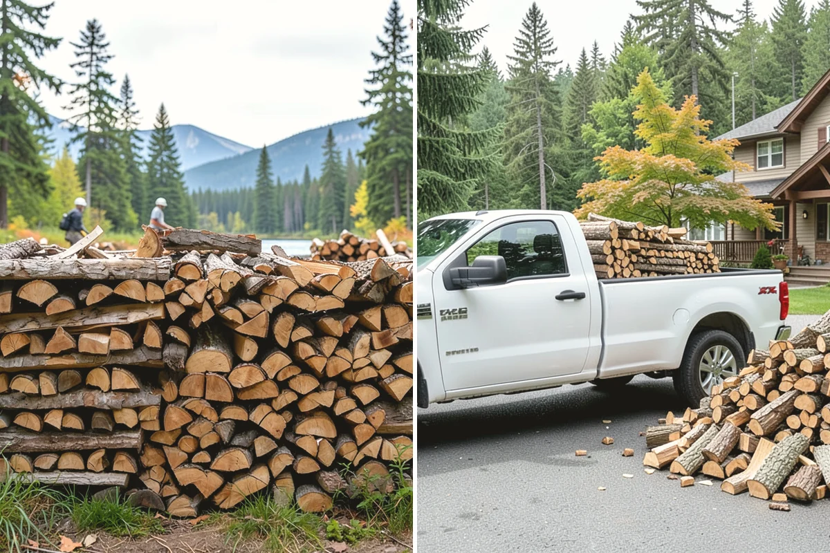 Split Kindling in Issaquah, King County, WA - Review your preferred piece size and volume