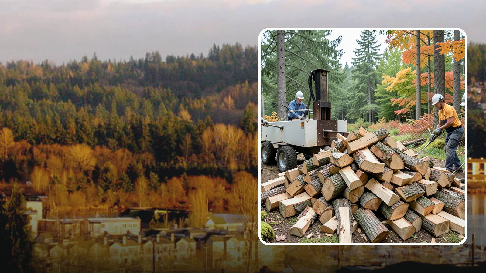 Split Kindling in Kenmore, King County, WA - Hand-split kindling cut to a uniform thin profile for reliable ignition in wet weather.
