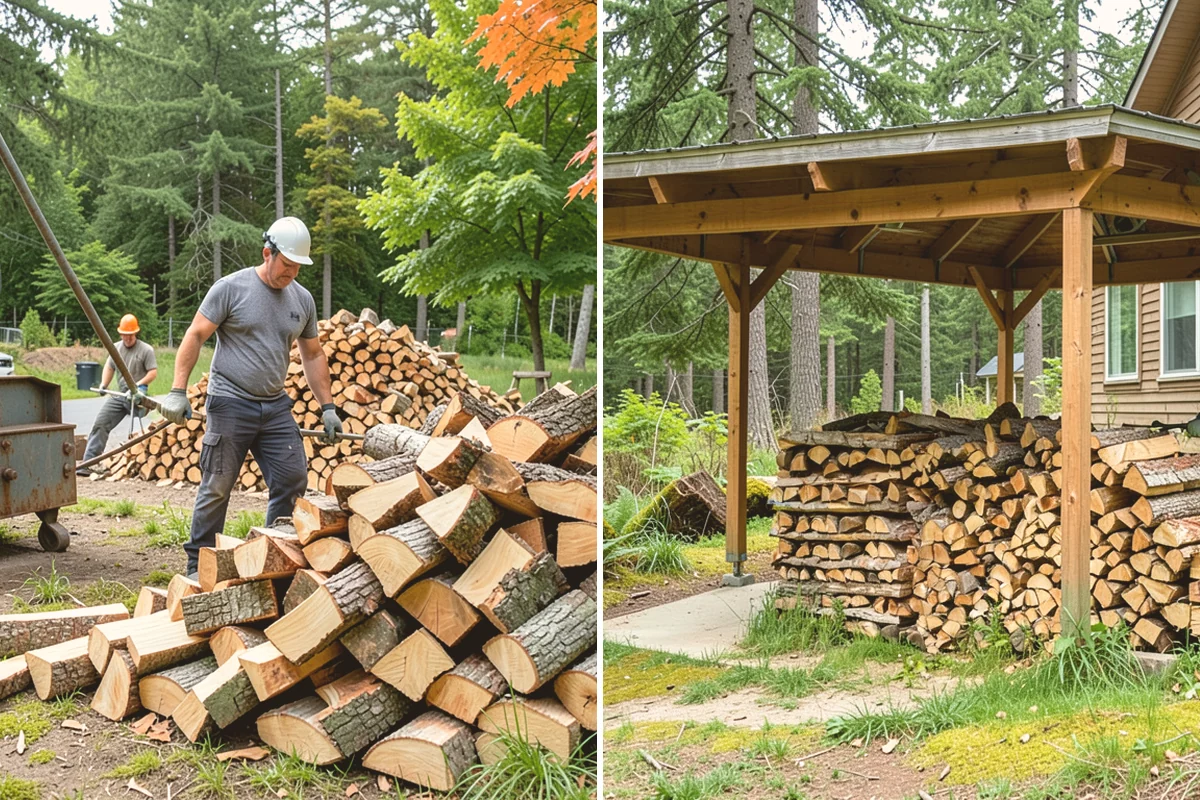 Split Kindling in Kent, King County, WA - Review your preferred piece size and volume