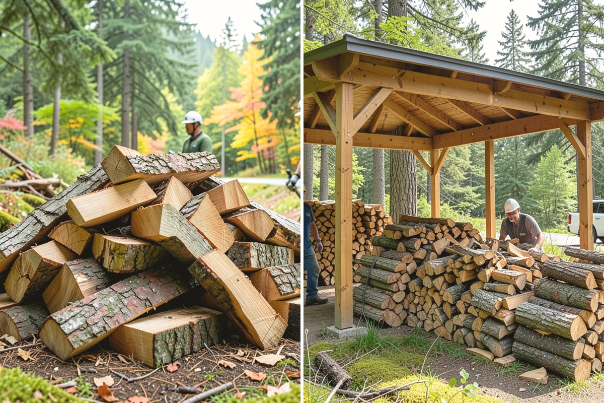 Split Kindling in La Conner, Skagit County, WA - Review your preferred piece size and volume