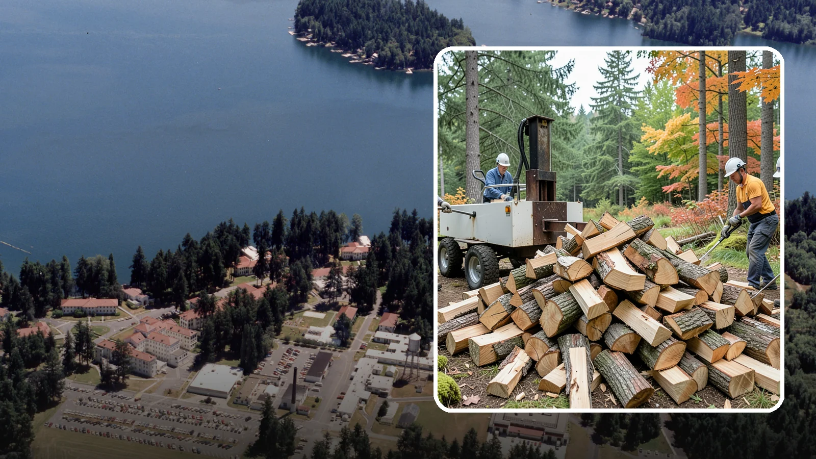Split Kindling in Lakewood, Pierce County, WA - Hand-split kindling cut to a uniform thin profile for reliable ignition in wet weather.