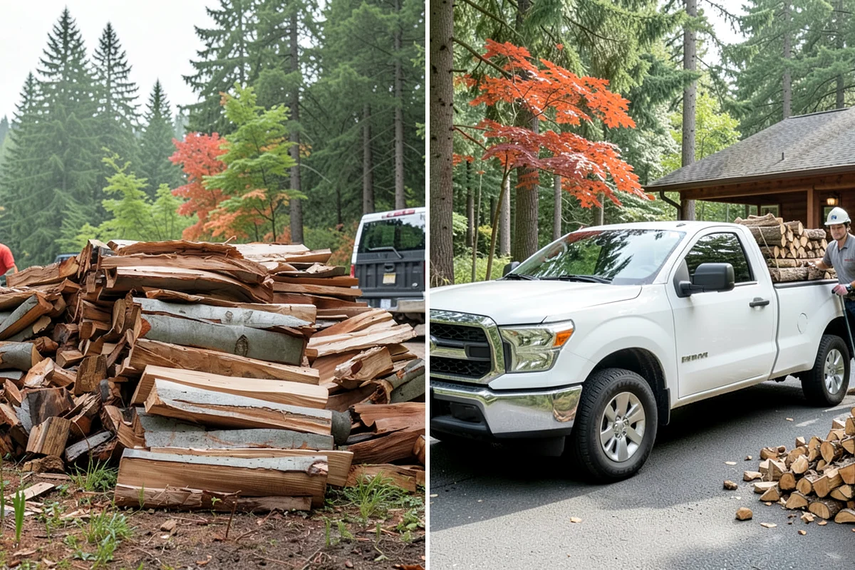 Split Kindling in Lyman, Skagit County, WA - Review your preferred piece size and volume