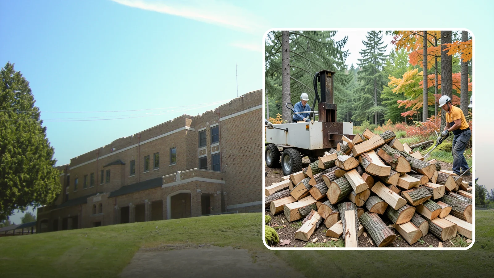 Split Kindling in Maple Valley, King County, WA - Hand-split kindling cut to a uniform thin profile for reliable ignition in wet weather.
