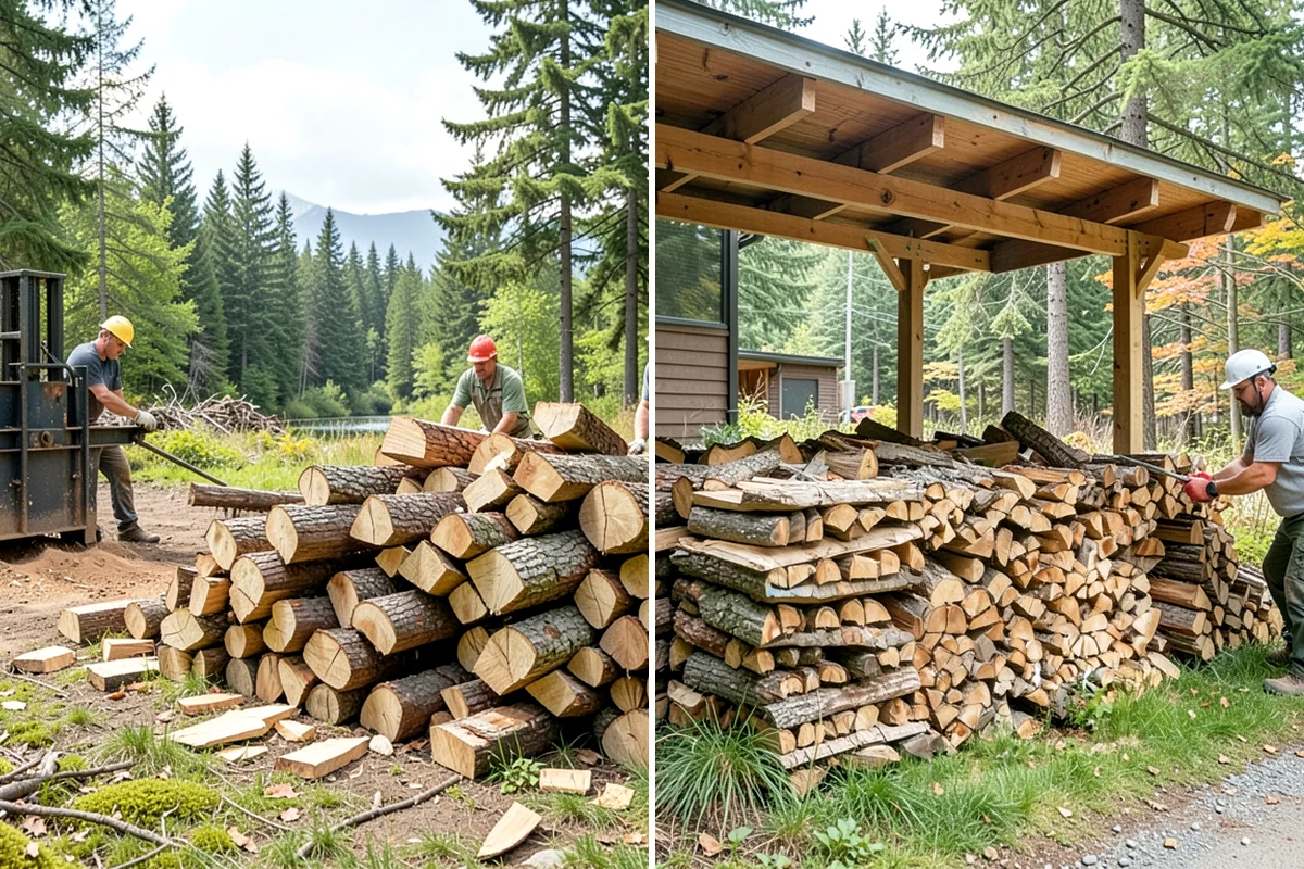 Split Kindling in Maple Valley, King County, WA - Review your preferred piece size and volume