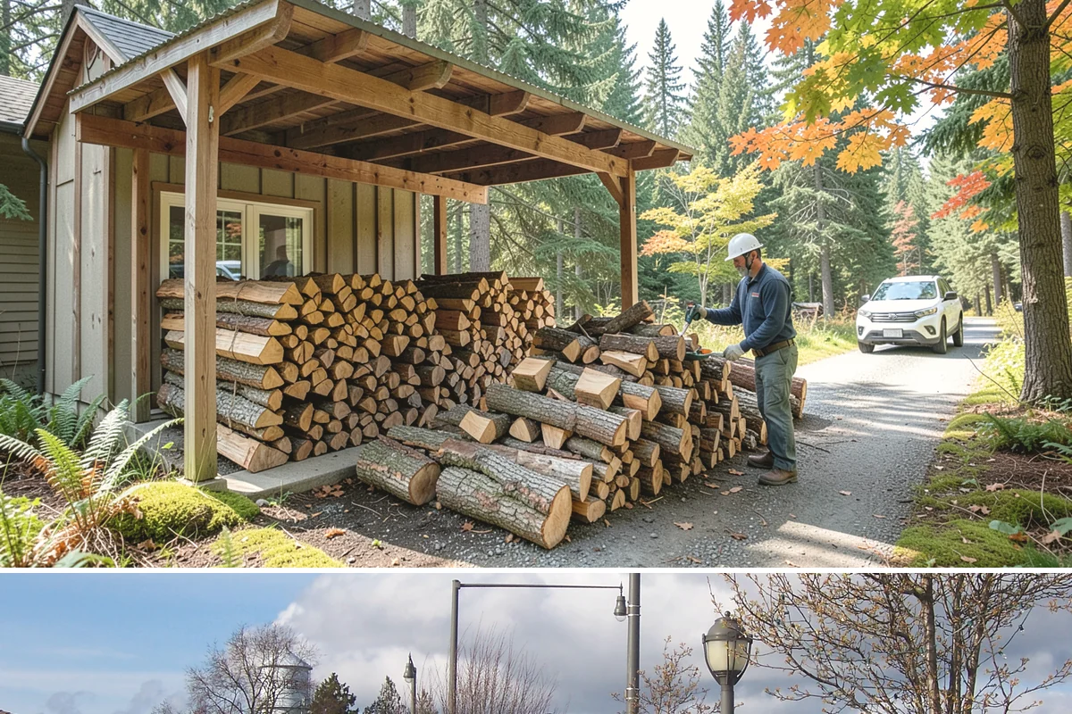 Split Kindling in Marysville, Snohomish County, WA - Buy split kindling in autumn so you are ready before the first cold snap arrives.