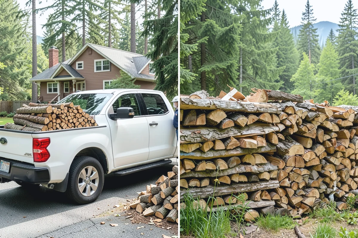 Split Kindling in Medina, King County, WA - Review your preferred piece size and volume