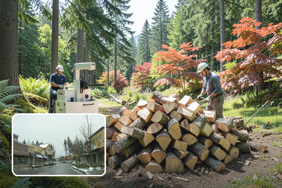 Split Kindling in Mill Creek, Snohomish County, WA - Uniform thin pieces for predictable lighting