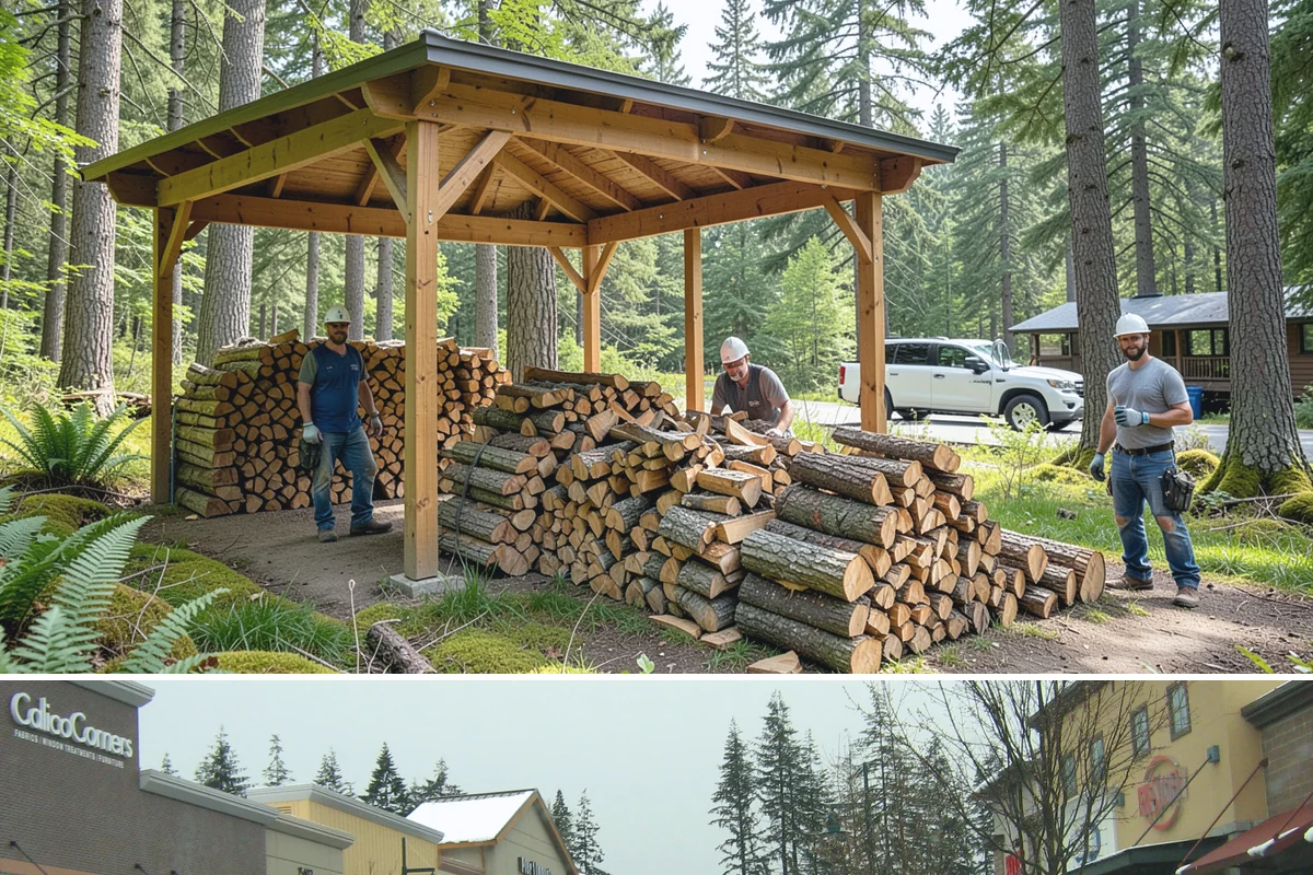 Split Kindling in Mill Creek, Snohomish County, WA - Buy split kindling in autumn so you are ready before the first cold snap arrives.