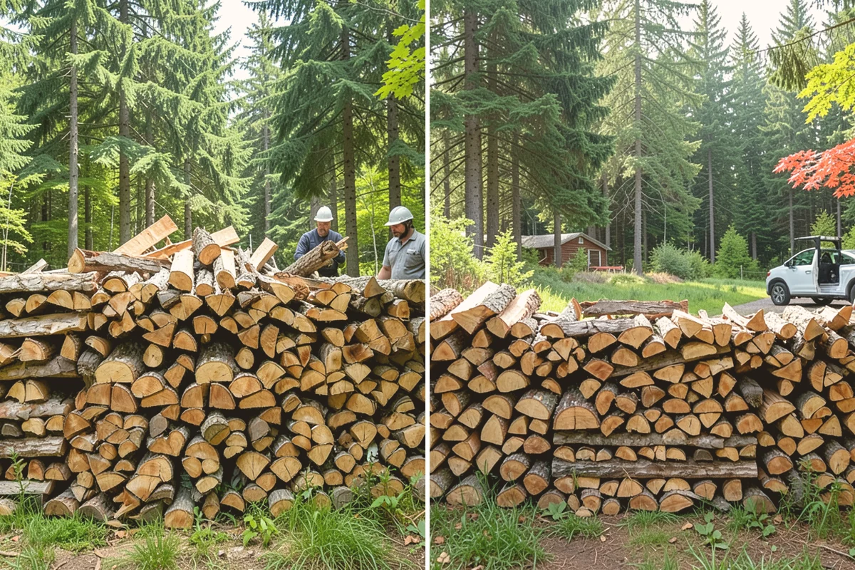 Split Kindling in Newcastle, King County, WA - Review your preferred piece size and volume