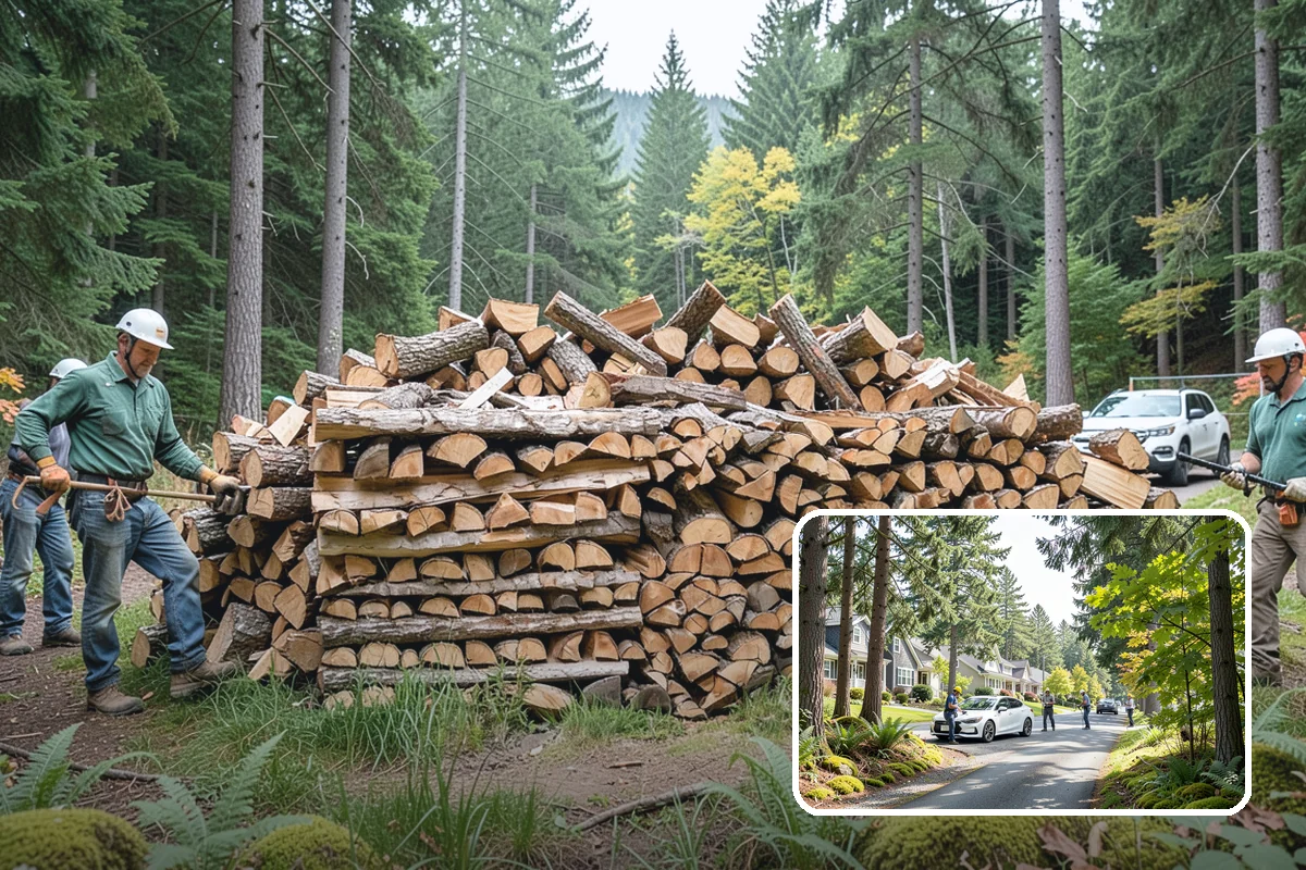 Split Kindling in Normandy Park, King County, WA - Uniform thin pieces for predictable lighting
