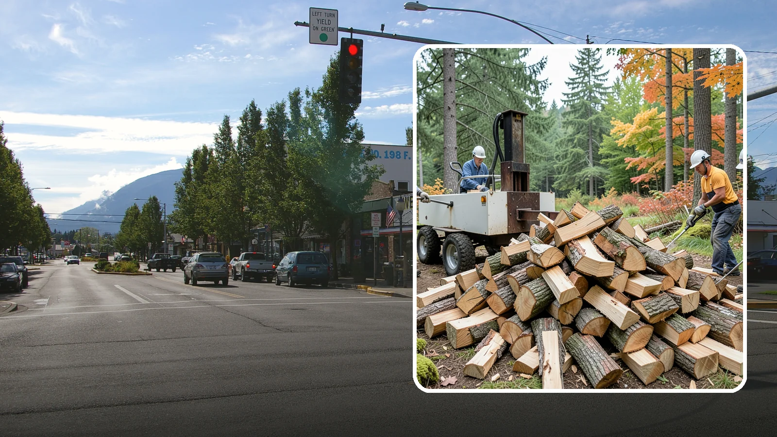 Split Kindling in North Bend, King County, WA - Hand-split kindling cut to a uniform thin profile for reliable ignition in wet weather.
