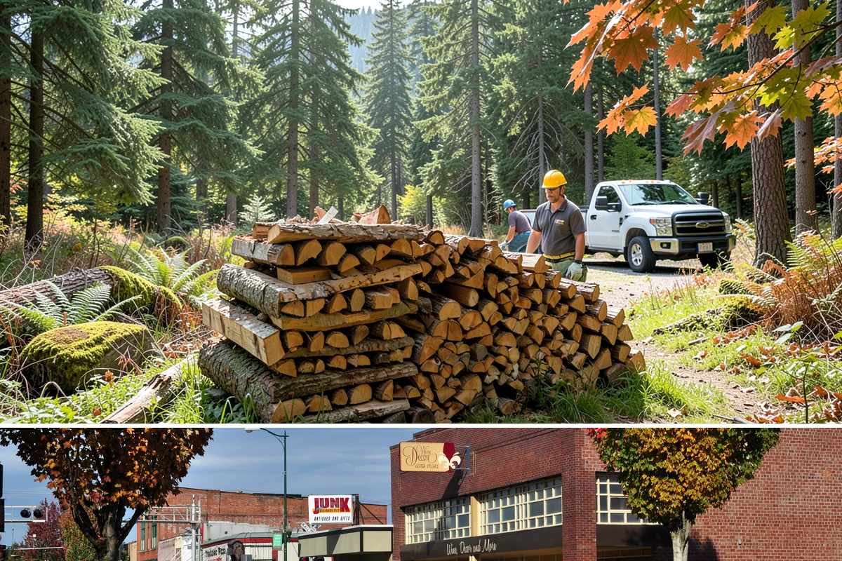Split Kindling in Puyallup, Pierce County, WA - Buy split kindling in autumn so you are ready before the first cold snap arrives.