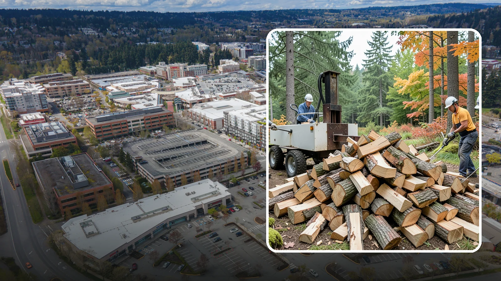 Split Kindling in Redmond, King County, WA - Hand-split kindling cut to a uniform thin profile for reliable ignition in wet weather.