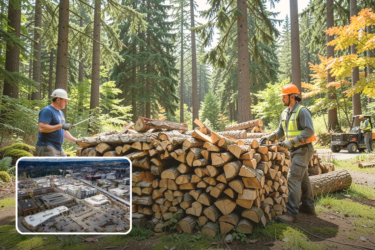 Split Kindling in Redmond, King County, WA - Uniform thin pieces for predictable lighting