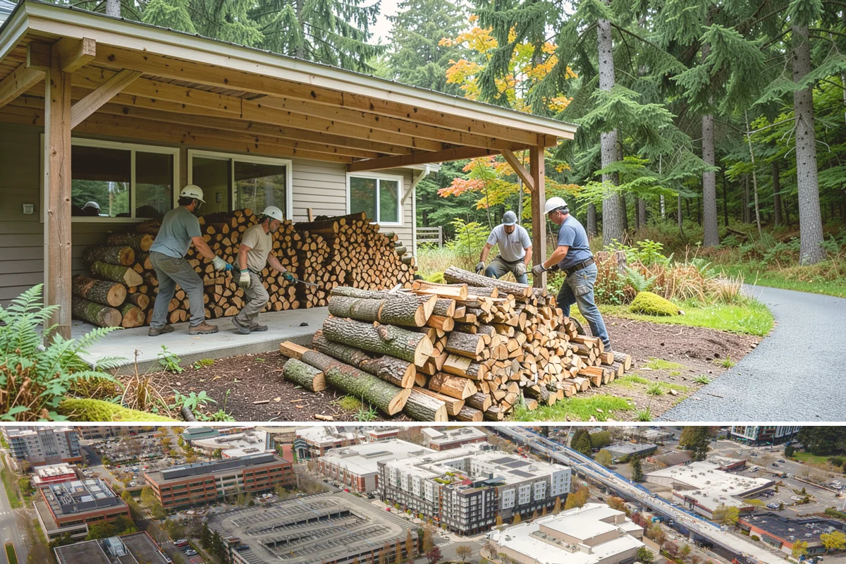 Split Kindling in Redmond, King County, WA - Buy split kindling in autumn so you are ready before the first cold snap arrives.