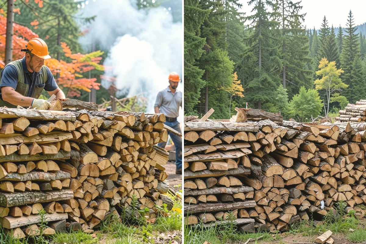 Split Kindling in Ruston, Pierce County, WA - Review your preferred piece size and volume
