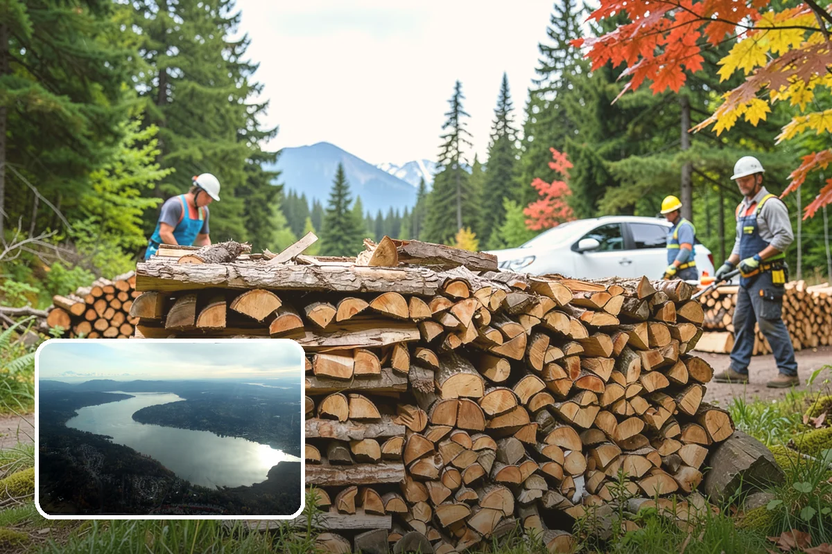 Split Kindling in Sammamish, King County, WA - Uniform thin pieces for predictable lighting