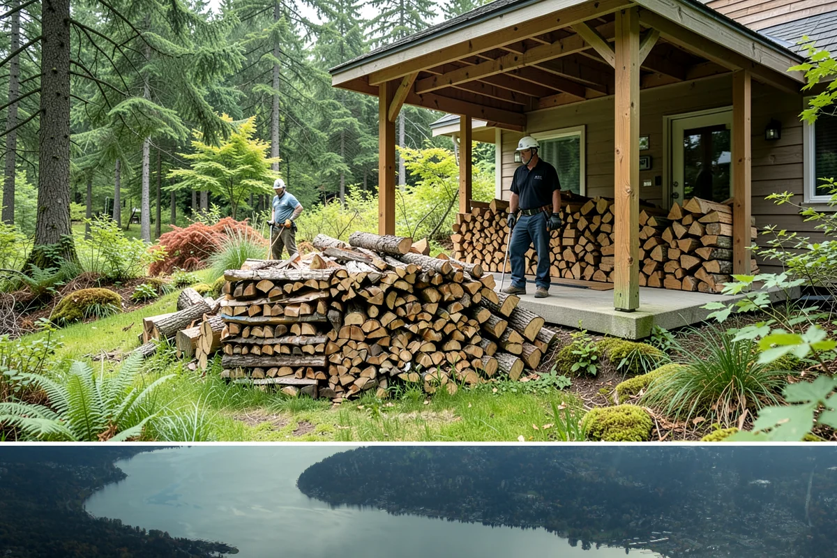 Split Kindling in Sammamish, King County, WA - Buy split kindling in autumn so you are ready before the first cold snap arrives.