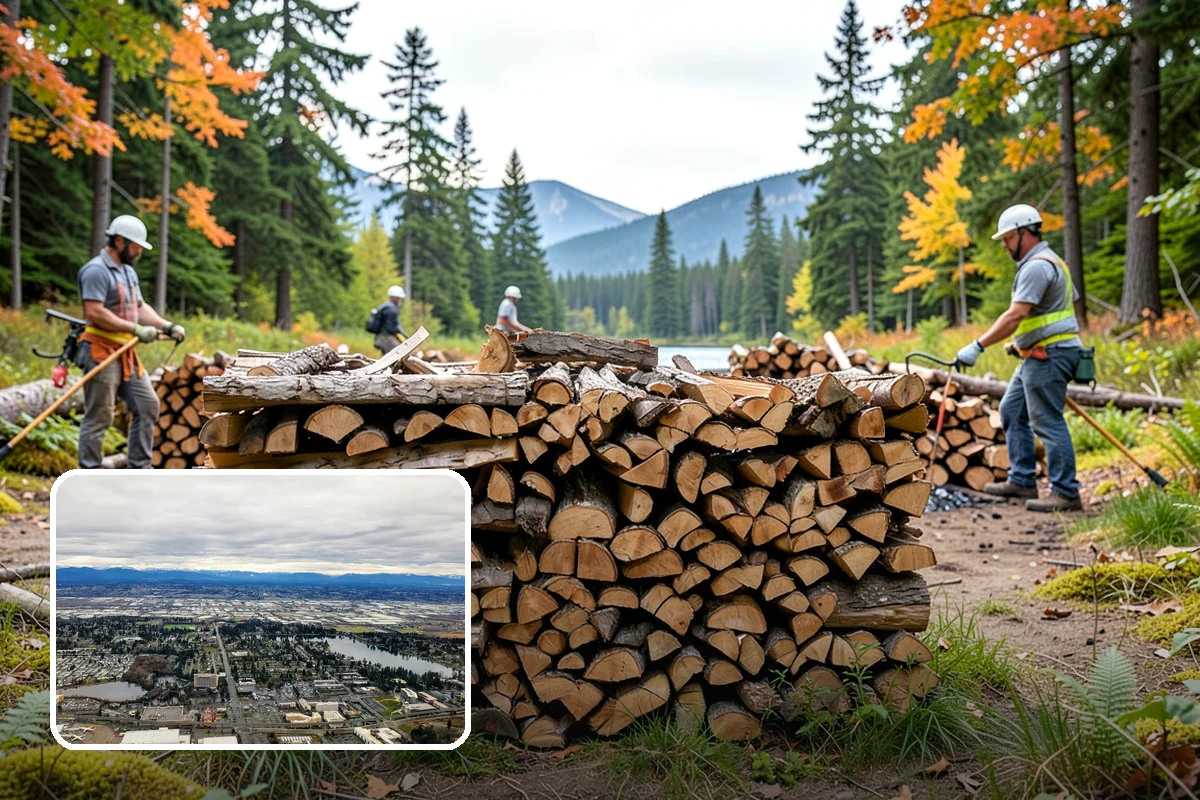 Split Kindling in SeaTac, WA - Uniform thin pieces for predictable lighting