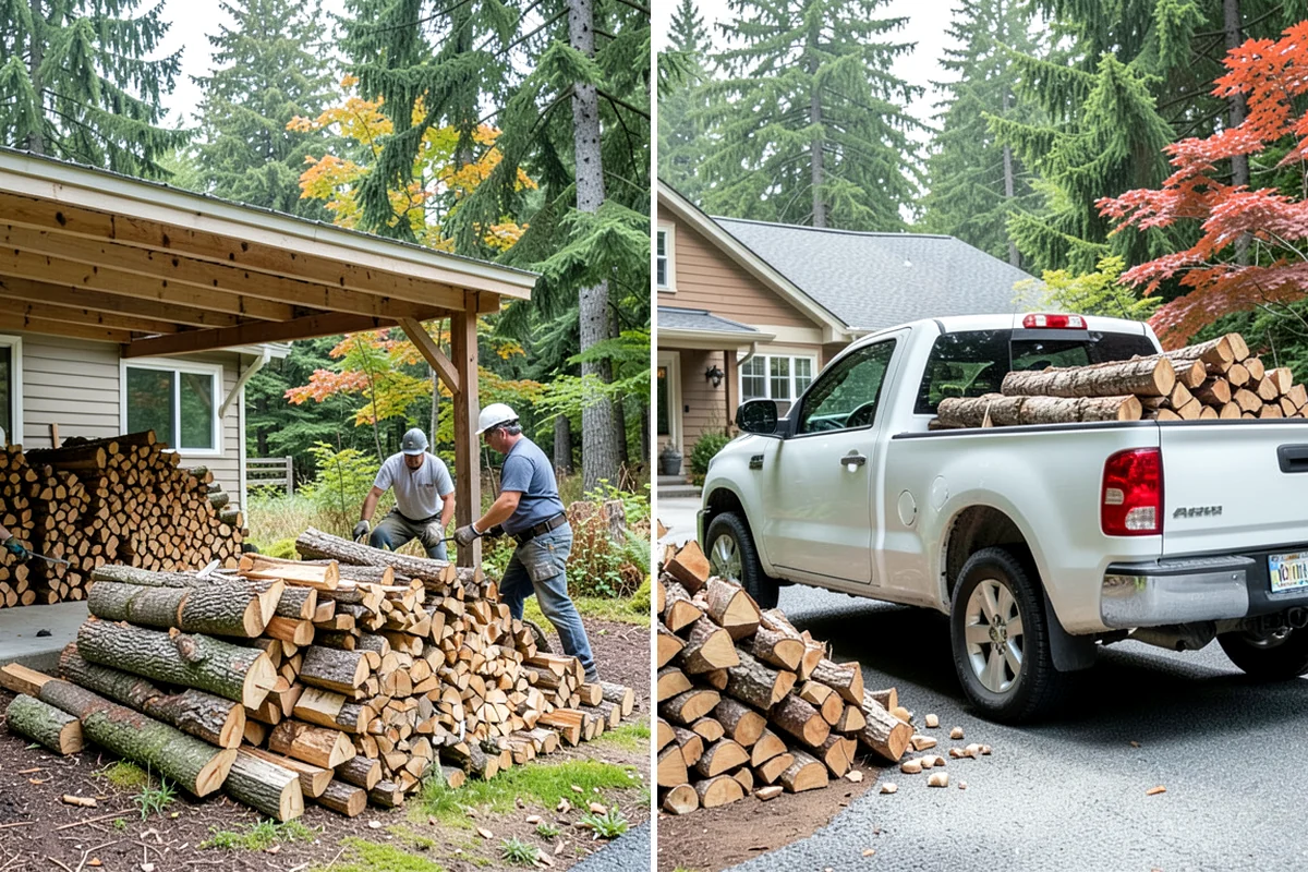Split Kindling in Seattle, King County, WA - Review your preferred piece size and volume